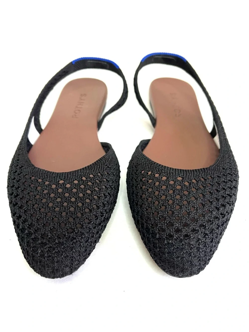 Rothy’s The Almond Slingback in Black - Sz 6 - Picture 7 of 10